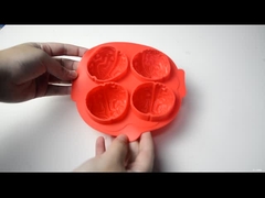 MHC Flexible aprobado por la FDA Silicona Cubo de hielo bandeja de molde congelador de forma segura herramientas de pastel moldes