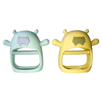 comprar El bebé Teether del silicón modificó el hipopótamo para requisitos particulares nunca cae Diy Bpa hecho a mano libre online manufacture