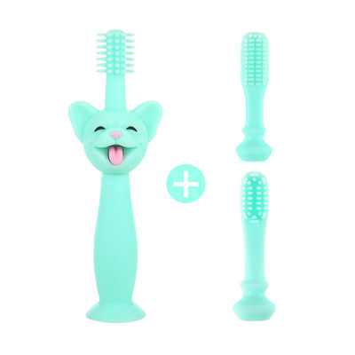 comprar La dentición infantil del silicón juega la forma principal del cerdo de la categoría alimenticia del cepillo de dientes online manufacture