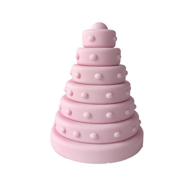 comprar El silicón sin plomo que apila a Toy Food Grade Early Learning juega para los niños online manufacture