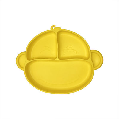 comprar Cuenco libre modificado para requisitos particulares del silicón de la succión de Tray Cartoon Monkey Shape BPA del bebé del silicón online manufacture