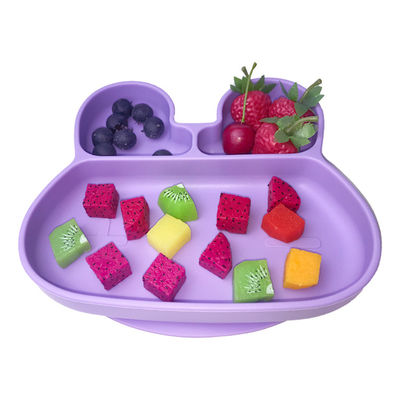 comprar El bebé que alimentaba a Bpa la placa libre de la succión modificó la categoría alimenticia para requisitos particulares de la forma del conejo online manufacture