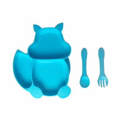 comprar El Fox forma libre no tóxico plegable de Bpa del cuenco del silicón modificado para requisitos particulares con la cuchara online manufacture