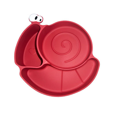 comprar Silicón de la succión que alimenta forma de alimentación del caracol del plato de Tray Set Food Grade Infant online manufacture