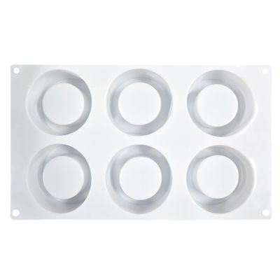 comprar Cavidades hechas a mano modificadas para requisitos particulares del molde de la torta del silicón las 6 miran al trasluz la forma para la hornada online manufacture