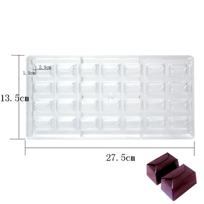 comprar El cuadrado del picosegundo DIY forma el policarbonato del molde 3D del chocolate modificado para requisitos particulares online manufacture