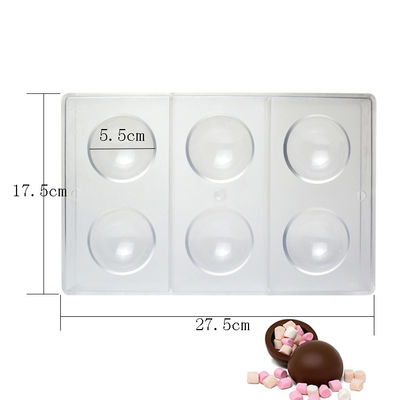 comprar La esfera redonda del hogar forma moldes por encargo del chocolate del molde DIY del chocolate online manufacture