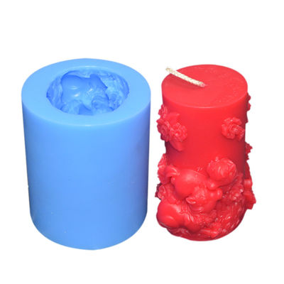 comprar Moldes disponibles sostenibles modificados para requisitos particulares de la vela 3D del molde de la vela del silicón online manufacture