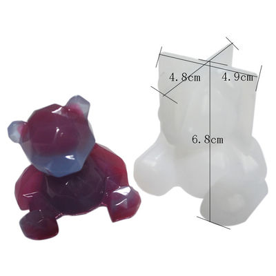 comprar El molde hecho a mano Diy de la resina de silicón pega el molde del silicón con epóxido del oso 3D reutilizable online manufacture