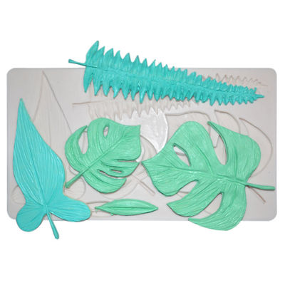 comprar Los utensilios que cuecen del silicón apelmazan la hoja de la herramienta de la decoración forman la decoración de la torta de la pasta de azúcar de los moldes del silicio online manufacture