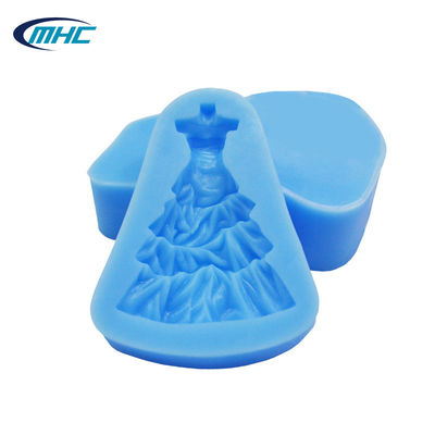 comprar Torta sostenible hecha a mano de la forma del vestido de Diy de los utensilios de la hornada del silicón que adorna el molde del silicón online manufacture