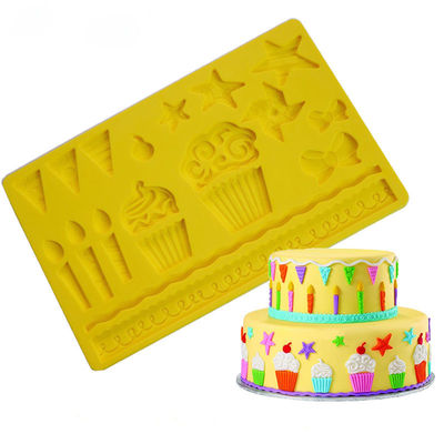 comprar La pasta de azúcar de la boda del cumpleaños de los utensilios del silicón multi de la capa que cuece moldea para la torta online manufacture