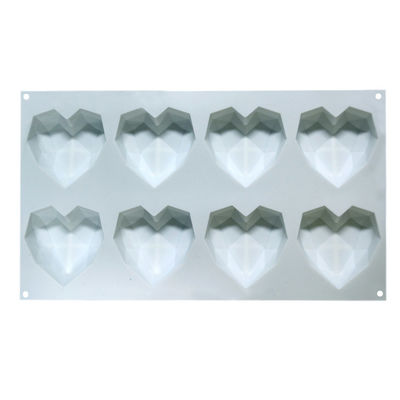 comprar El corazón forma el molde de la torta 3d modificó la categoría alimenticia para requisitos particulares Diy hecho a mano online manufacture