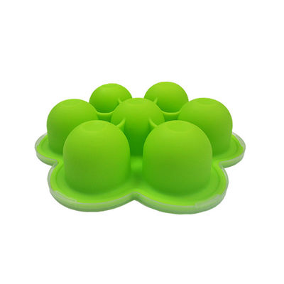 comprar La bola libre impermeable de los moldes del helado de la cavidad BPA del molde 7 del hielo del silicón formó online manufacture