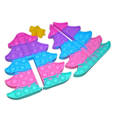 comprar el árbol de navidad grande del teñido anudado 3D inquieta regalo de Toy Cute Anxiety Popper Game para el niño online manufacture