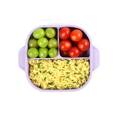 comprar Cuenco de alimentación del silicón impermeable del bebé vajilla antideslizante entrenamiento recién nacido con la cuchara online manufacture