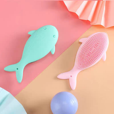 comprar MHC Silicona Cuadro de cepillo de baño cuerpo productos de baño para bebés limpieza facial linda limpieza del cabello para la espalda en la ducha online manufacture