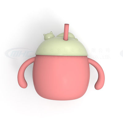 comprar MHC 4 meses Bebé de alimentación de la taza con paja 50 piezas Plato y manijas Set regalo online manufacture
