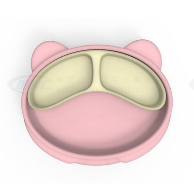 comprar MHC Placa de alimentación para bebés con Panda para animales sin BPA Placa de silicona de succión para comedor no tóxico online manufacture
