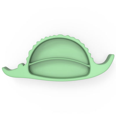 comprar MHC Niños de viaje cocodrilo Plato de alimentación para bebés de alta durabilidad con succión para 6-12 meses online manufacture