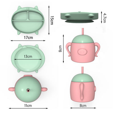 comprar Plato de alimentación personalizado para bebés sin BPA para 6-12 meses en movimiento online manufacture