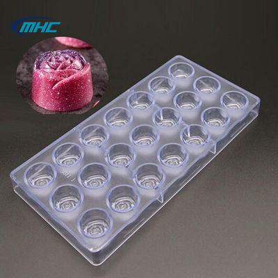 comprar MHC Polycarbonate en forma de flor de rosa en forma de chocolate aprobado por la FDA online manufacture