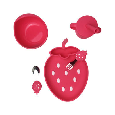 Sistema de alimentación modificado para requisitos particulares del bebé de la taza de Sippy del silicón de la forma de la fresa