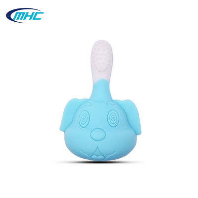 El bebé suave masticable Teether del silicón cepilla la forma guarra linda BPA libremente