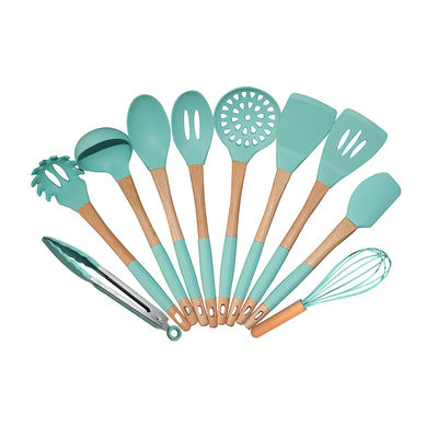 Pedazos amistosos de Eco del silicón de la espátula de los utensilios a prueba de calor de KitchenAid 10