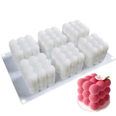 Moldes de fabricación de encargo libres de la pasta de azúcar del molde BPA de la torta del silicón de la categoría alimenticia 3D