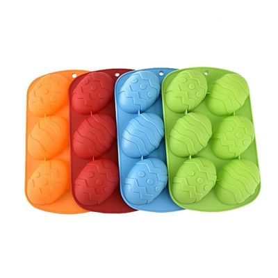 El silicón de la torta de la categoría alimenticia moldea el molde formado hecho a mano de la torta del huevo de Diy Pascua