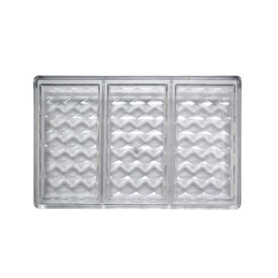 El policarbonato de encargo rectangular DIY de los moldes del chocolate del hogar modificó para requisitos particulares
