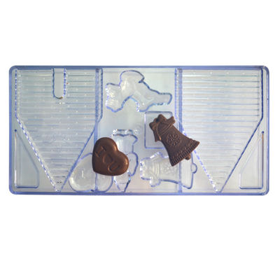 El chocolate de encargo de la forma del corazón del ODM moldea la categoría alimenticia del silicón sostenible