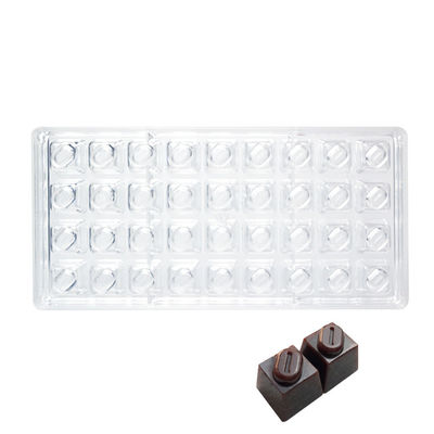 El cubo forma moldes de encargo del chocolate del silicón de los moldes DIY picosegundo 3D del chocolate