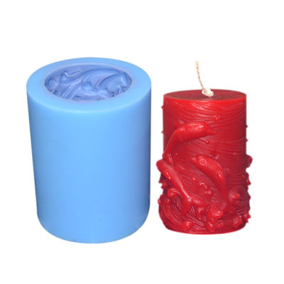 Moldes sostenibles de la vela 3D del molde de la vela del silicón de la forma del delfín