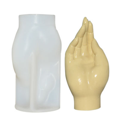 Forma de encargo del finger del molde de la vela del silicón de la categoría alimenticia para la fabricación de las velas