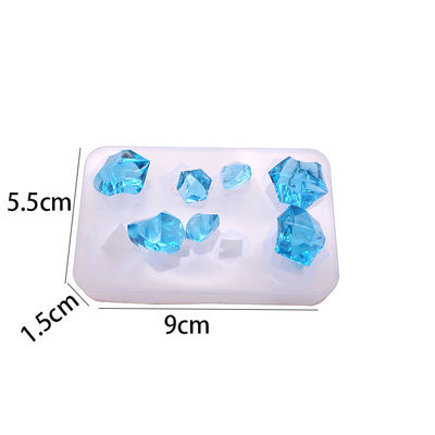 Epóxido hecho a mano modificado para requisitos particulares de la resina de Gem Silicone Tray Molds For del molde de la resina de silicón