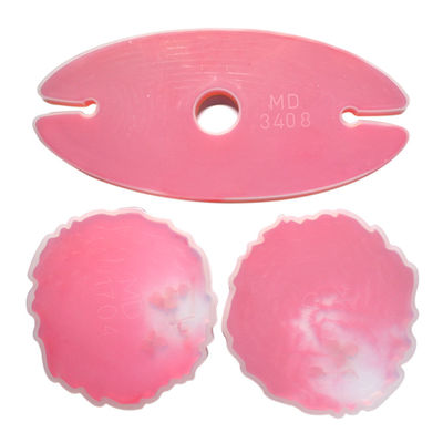 La onda irregular de epoxy del molde de la resina de silicón del arte de DIY forma amistoso de Eco almacenada
