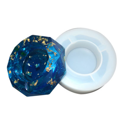 Resina sostenible Art Molds Ashtray Shape de la decoración de silicón del molde casero de la resina