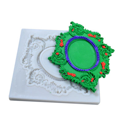 Los utensilios que cuecen modificados para requisitos particulares del silicón enrruellan la forma categoría moldes de la pasta de azúcar 3D