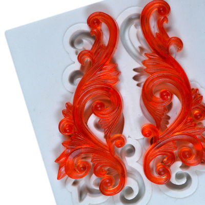 Pasta de azúcar Mat For Cake Decorating de la forma de la mariposa del sistema del utensilio del silicón que cuece hecho a mano