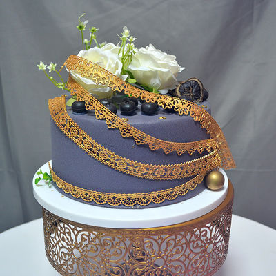 Estera linda del cordón de la torta del silicón del OEM/del ODM, cordón Mats For Cake del silicón