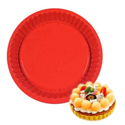 4-9 la pulgada no pega la pizza de goma segura Pan Food Grade del silicón de la microonda