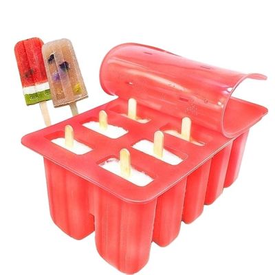 El polo hecho a mano del hielo del silicón moldea estallido sostenible del helado moldea modificado para requisitos particulares