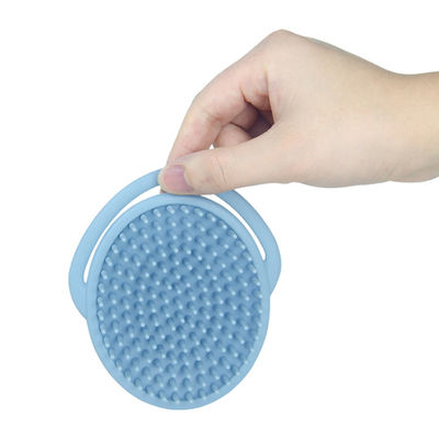Productos del silicón del bebé, cepillo Eco del masaje del champú del pelo del silicón de la categoría alimenticia amistoso