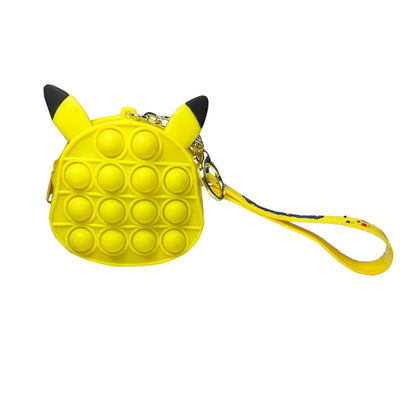 Función multi del monedero del silicón del pionero del roedor de la cremallera de Mini Soft Wallet Kid Gift