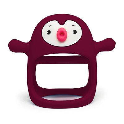 No tóxico Dientes de bebé de silicona juguete de dientes alivio del dolor de los animales pingüino Dientes de juguete