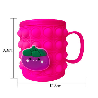 Alta durabilidad Tazas de silicona para bebés de grado alimenticio Bebidas no pegajosas Resistentes a la temperatura