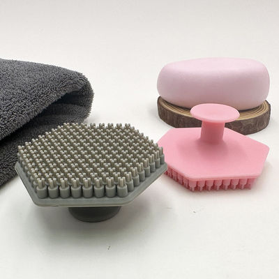 Cepillo de silicona ecológico para limpieza suave y eficaz en forma ovalada