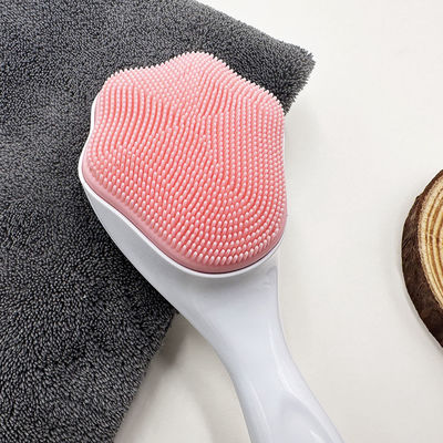 MHC Cepillo de limpieza impermeable para el rostro Scrubber Exfoliador Cepillo de masaje de silicona lindo